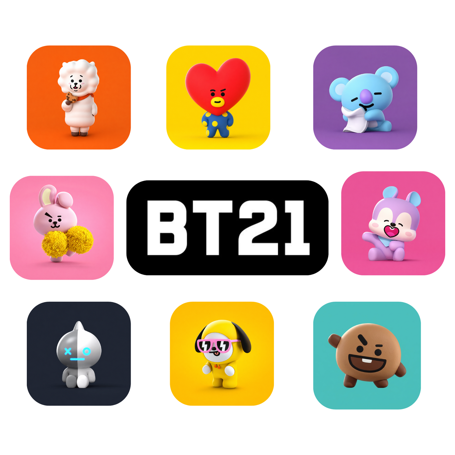 PACK de GIFS BT21